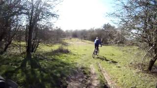 Cleeve Hill through Queens Wood  GoPro HD [upl. by Gurolinick]