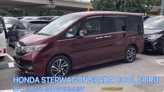 Review Honda Stepwagon Spada Cool Spirit 2017 [upl. by Hayarahs]