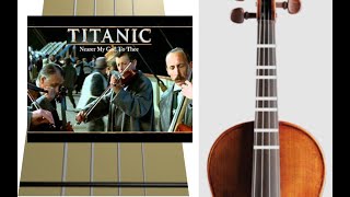 Nearer my god to thee  Titanic Violin Tutorial [upl. by Kirst101]