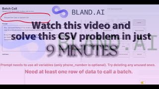 Blandai CSV File Batch Calling Explanation [upl. by Andromache]