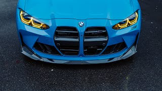 INSTALL GUIDE MHC BMW M3M4 SP2 FRONT SPLITTER [upl. by Nap]