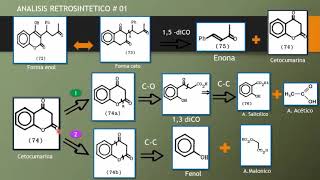 RETROSINTESIS Y SINTESIS ORGANICA DE WARFARINA Y VERAPAMILO [upl. by Wilscam824]