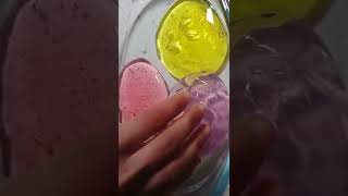 خلطات سلايم مع مكياج slime mixing makeup asmr [upl. by Nyrak]