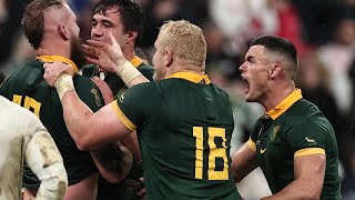 Coupe du monde de rugby  les Springboks arrachent contre les Anglais leur place en finale [upl. by Parke]