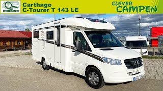 Carthago CTourer T 143 LE 2021 Was kann das Sprintermobil  TestReview  Clever Campen [upl. by Judenberg631]