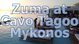 Cavo Tagoo Hotel Restaurant Zuma in Mykonos [upl. by Domela]