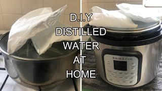 DIY DISTILLED WATER AT HOME [upl. by Nonahs]