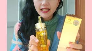 Review 3w Clinic Collagen amp Luxury Gold Essence รีวิวเอสเชนต์คอลลาเจนทองคำเกาหลี♡Line ID buymakeup [upl. by Ettenirt86]