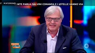 Mughini alle mani con Sgarbi [upl. by Rehpotsirahc]