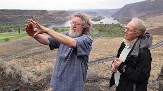 quotDecoding the Ice Age Floods at Sun Lakes Overlookquot Graham Hancock Interviews Randall Carlson 5 [upl. by Albina929]