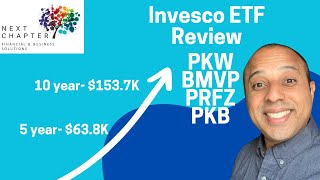 Invesco ETF REVIEW PKW BMVP PRFZ PKB [upl. by Kizzee]