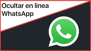 ¿Cómo ocultar en linea de WhatsApp con iPhone ❌ [upl. by Nilra921]