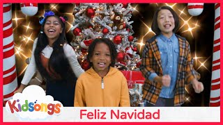 New Feliz Navidad  Kidsongs Christmas Songs for Kids  Canciones navideñas para niños en español [upl. by Ralyat721]