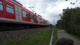 Bahnverkehr in Unterhaching [upl. by Intruok]