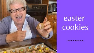 Nonnas Easter Cookies  Mini Easter Egg in a Hazelnutty Little Nest e102 [upl. by Zacharia333]