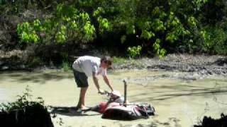 Honda Rincon 650 With 295 Outlaws At Busco Beach [upl. by Currie]