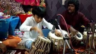 Tabla jugalbandi with Guru [upl. by Ahtnicaj]