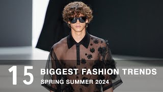 The Biggest Fashion Trends Spring Summer 2024  Mens Fashion [upl. by Ninon]