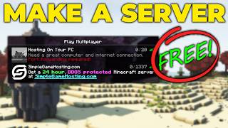 How To Make a Minecraft Server for Free [upl. by Stirling]