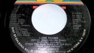 First Choice  Love Thang Karim Instrumental Dub [upl. by Kcirdnekal717]