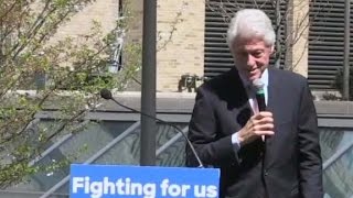 Bill Clinton jokes about Bernie Sanders supporters [upl. by Maller]