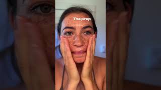 Freckles vs the prep skincare modelglamher beautyindustry grwm beautyproducts [upl. by Klimesh717]