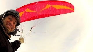 The Worlds Lightest Paraglider Ozone XXLight flown w Top 80 Mini Plane [upl. by Lefty765]