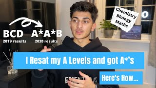 How I went from a D to an A in my A Levels From a retake student [upl. by Yorgos]