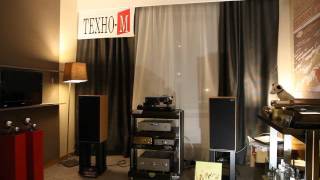 Harbeth Super HL5 plus  Nottingham Space Deck  Sugden DAC 4 MHES 2015 20 November [upl. by Aixela865]