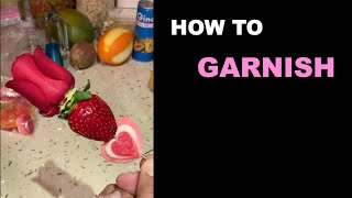 How to  Garnish Sangria Cocktails Martinis and more [upl. by Danzig267]