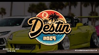 Slammedenuff Destin Car Show 2024 4K [upl. by Moulton763]