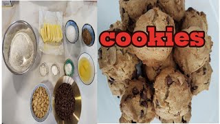 madaling Gawin almond chocolate chips cookies chocolatecookies cookies [upl. by Ameyn675]