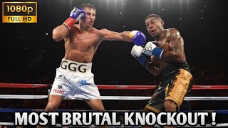 Gennady Golovkin vs Willie Monroe Full Highlights  Best Knockout  Top Boxing Moment HD [upl. by Lithea]