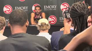 093024 Atlanta Hawks Guard Trae Young Media Day Press Conference [upl. by Labors294]