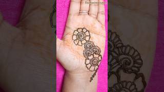 Right hand mehndi design trending music mehndi shorts henna ytshorts [upl. by Gurney]