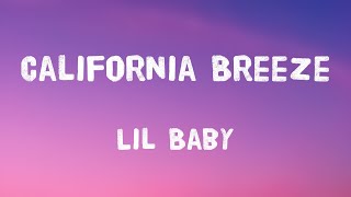 California Breeze  Lil Baby Onscreen Lyrics 🐳 [upl. by Ayifas]