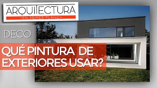 🤔 ¿QUÉ PINTURA DE PAREDES EXTERIORES DEBO USAR 📝 TIPOLOGÍA 📝 OPCIONES  PROTECCIÓN  DURABILIDAD [upl. by Olsson]