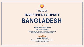 State of Investment ClimateBangladesh [upl. by Nylek]