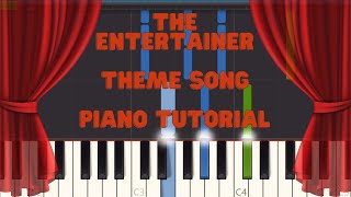 The Entertainer  Piano Tutorial  With Sheet Music [upl. by Eenel425]