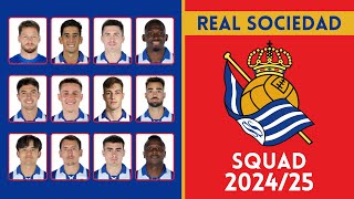 Real Sociedad Squad For Season 202425  Real Sociedad  Roster Insight [upl. by Gem679]