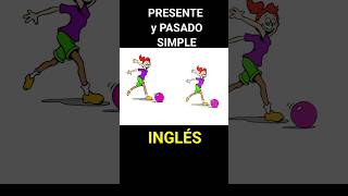 Aprende fácil oraciones en inglés en presente y pasado simple shorts [upl. by Asselam821]