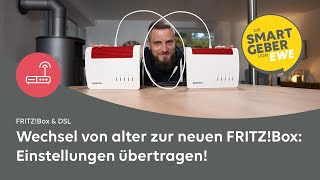 FRITZBox wechseln Einstellungen einfach übertragen [upl. by Norling571]