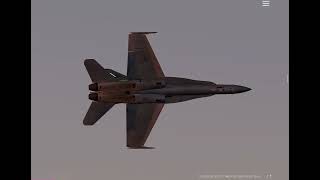 F18 full high show twilight demo [upl. by Ahpla]