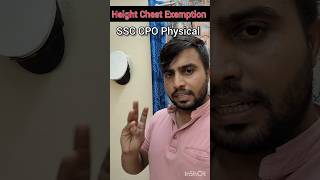 SSC CPO Physical 2024 SSC CPO SC Category Height Chest Exemption SSC CPO SC Category Height [upl. by Legnaros]