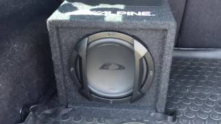 Alpine SWE815 Active Subwoofer [upl. by Januarius245]