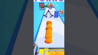 POTATO CUTTING ✅mobilegame ytshorts [upl. by Tnarg]