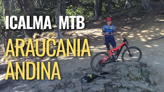 MEJORES RUTAS EN BICICLETA de MTB LAGUNA ICALMA Chile lagos miradores cascadas [upl. by Aicnarf876]