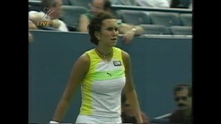 Iva Majoli vs Anke Huber US Open 1998 1Set  2Set partly [upl. by Arsi]