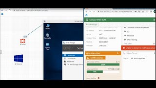 Add Win Server 2016 Fortigate v7 to pnetlab and how to accessBNcibMahmoud [upl. by Burwell]