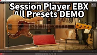 Toontrack EZbass Session Player EBX All Presets DEMO [upl. by Garfinkel374]